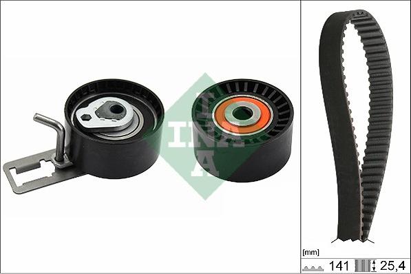 INA 530 0578 10 - Zestaw paska rozrządu parts5.com