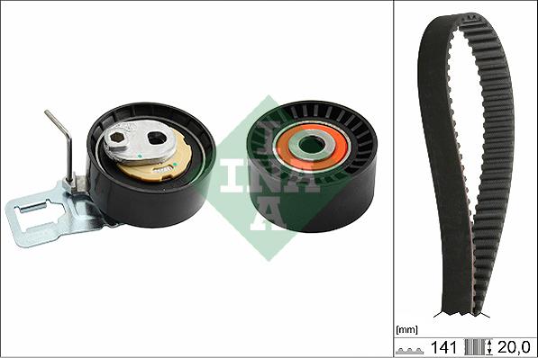 INA 530 0698 10 - Set curea de distributie parts5.com