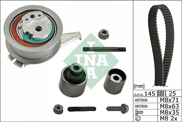 INA 530 0650 10 - Hammashihnasarja parts5.com