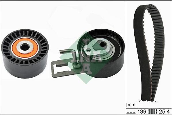 INA 530 0610 10 - Triger kayışı seti parts5.com