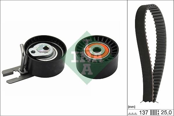 INA 530 0632 10 - Zestaw paska rozrządu parts5.com