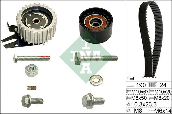 INA 530 0624 10 - Hammashihnasarja parts5.com