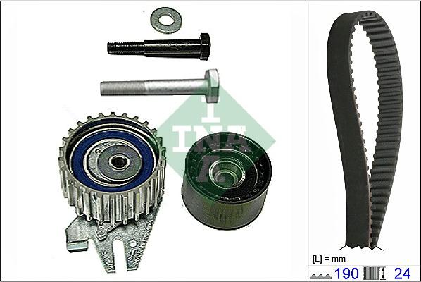 INA 530 0622 10 - Σετ οδοντωτού ιμάντα parts5.com