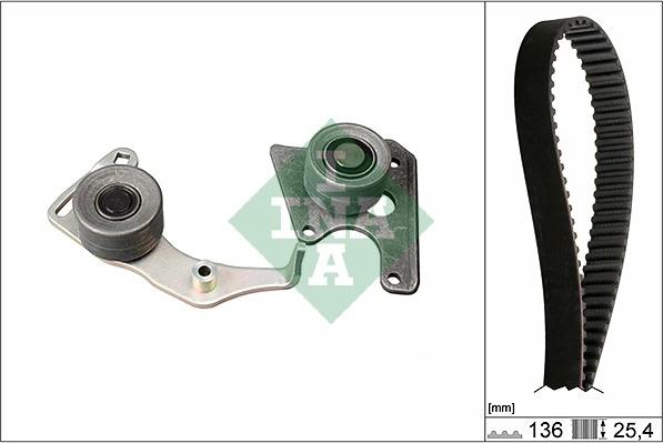 INA 530 0096 10 - Zestaw paska rozrządu parts5.com