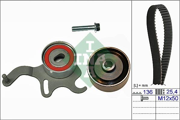 INA 530 0054 10 - Komplet (kit) zobatega jermena parts5.com