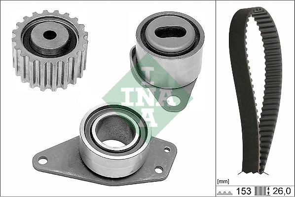 INA 530 0038 10 - Комплект ремня ГРМ parts5.com