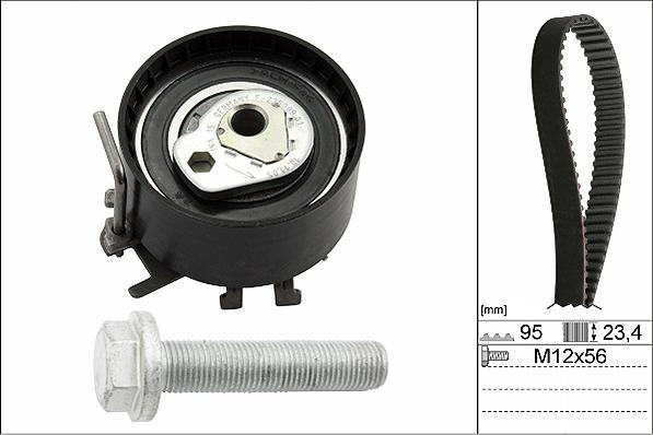 INA 530 0195 10 - Komplet zupčastog remena parts5.com