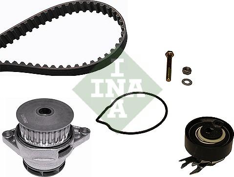 INA 530 0166 30 - Pompa wodna + zestaw paska rozrządu parts5.com