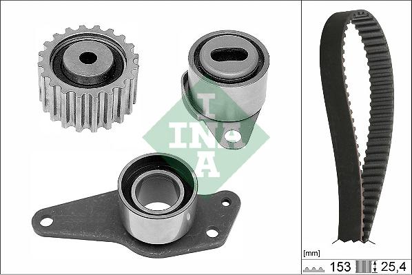 INA 530 0183 10 - Zestaw paska rozrządu parts5.com