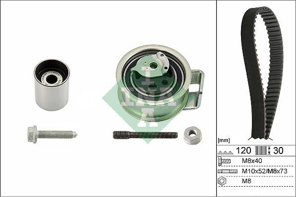 INA 530 0176 10 - Kit de distribution parts5.com