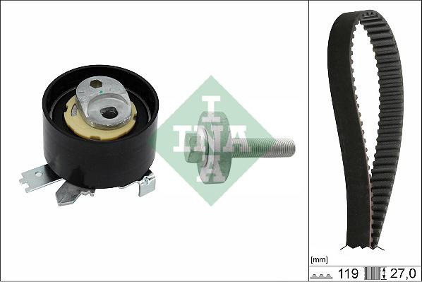 INA 530 0843 10 - Sada rozvodového řemene parts5.com