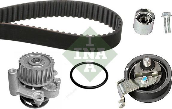 INA 530 0344 30 - Водяной насос + комплект зубчатого ремня parts5.com