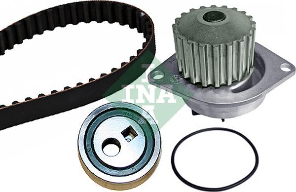 INA 530 0252 30 - Bomba de agua + kit correa distribución parts5.com