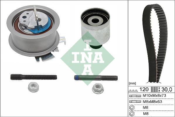 INA 530 0201 10 - Sada ozubeného remeňa parts5.com