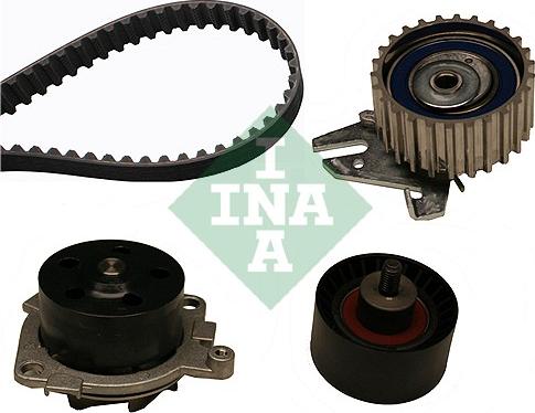 INA 530 0227 30 - Vesipumppu + jakohihnasarja parts5.com