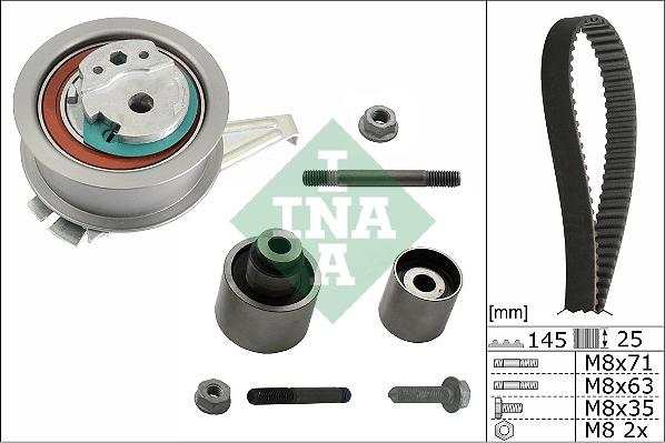 INA 530 0759 10 - Zestaw paska rozrządu parts5.com