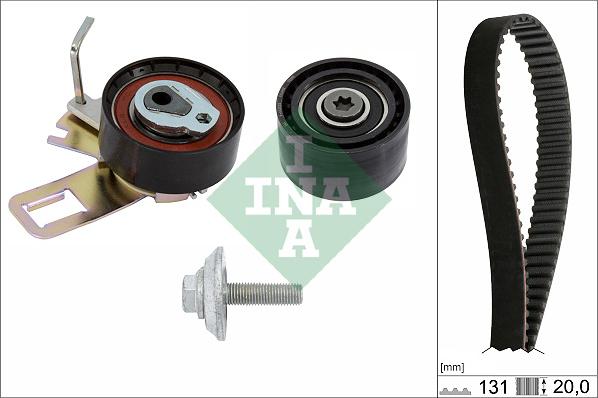 INA 530 0760 10 - Triger kayışı seti parts5.com