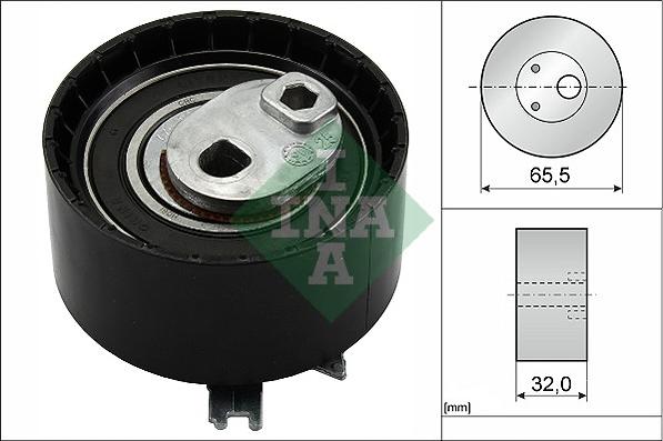 INA 531 0409 30 - Rola intinzator,curea distributie parts5.com