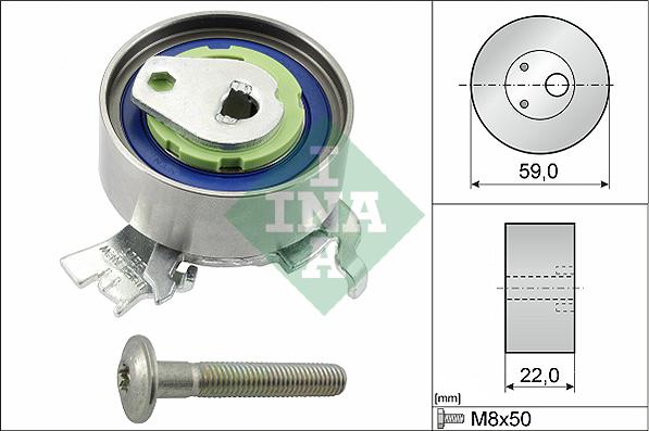 INA 531 0518 30 - Kiristysrulla, hammashihnat parts5.com