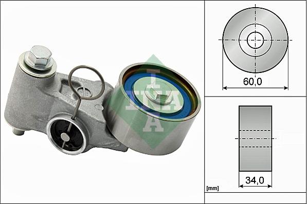 INA 531 0655 20 - Spannrolle, Zahnriemen parts5.com