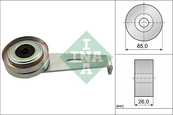 INA 531 0097 10 - Deflection / Guide Pulley, v-ribbed belt parts5.com