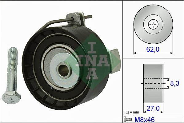 INA 531 0813 10 - Pingutusrull,Hammasrihm parts5.com