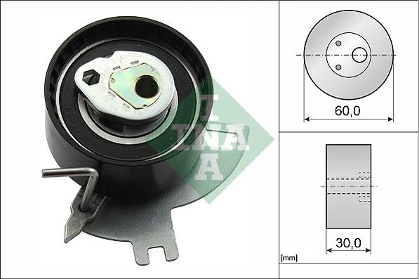 INA 531 0885 10 - Polea tensora, correa dentada parts5.com