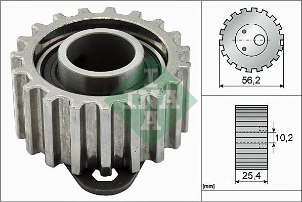 INA 531 0204 10 - Rola intinzator,curea distributie parts5.com