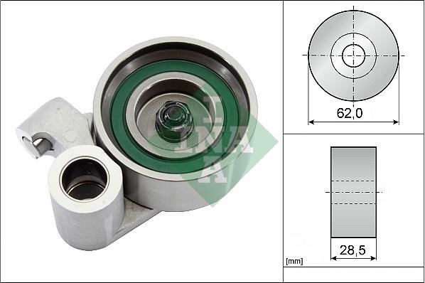 INA 531 0215 20 - Kiristysrulla, hammashihnat parts5.com