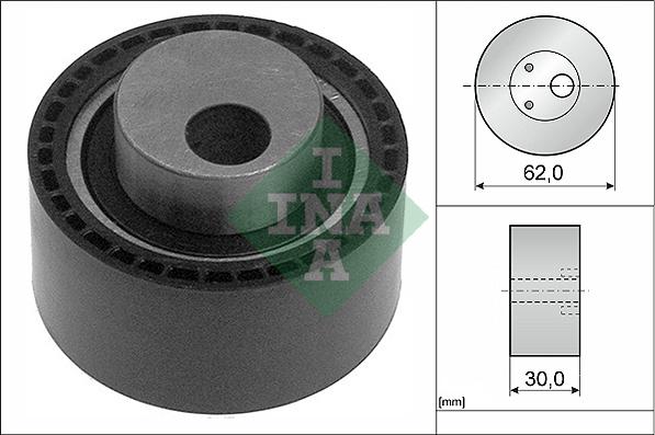 INA 531 0769 10 - Kiristysrulla, hammashihnat parts5.com