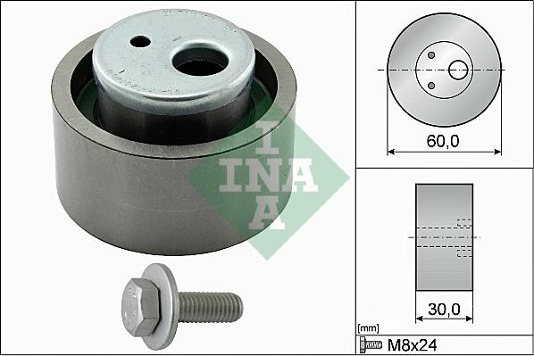 INA 531 0780 10 - Kiristysrulla, hammashihnat parts5.com