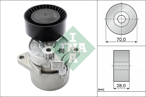 INA 533 0017 10 - Intinzator curea, curea distributie parts5.com