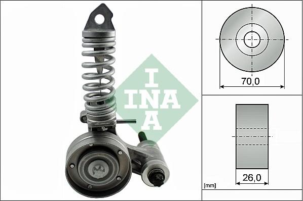 INA 533 0085 30 - Τεντωτήρας ιμάντα, ιμάντας poly-V parts5.com