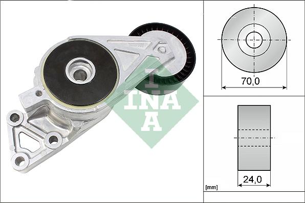 INA 533 0076 30 - Hihnankiristin, moniurahihna parts5.com