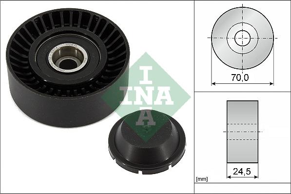 INA 532 0552 10 - Poulie renvoi / transmission, courroie trapézoïdale à nervures parts5.com