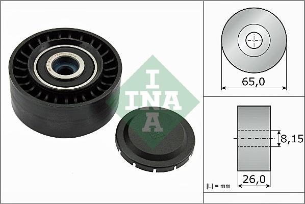 INA 532 0564 10 - Umlenk / Führungsrolle, Keilrippenriemen parts5.com