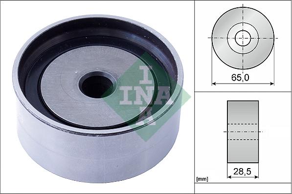 INA 532 0504 10 - Skretni / vodeći valjak, zupčasti remen parts5.com