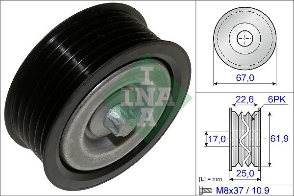 INA 532 0526 10 - Vratná / vodicí kladka, klínový žebrový řemen parts5.com