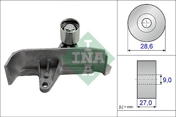 INA 532 0601 10 - Poulie renvoi / transmission, courroie de distribution parts5.com