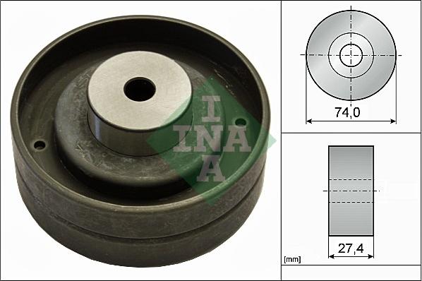 INA 532 0051 10 - Rola ghidare / conducere, curea distributie parts5.com