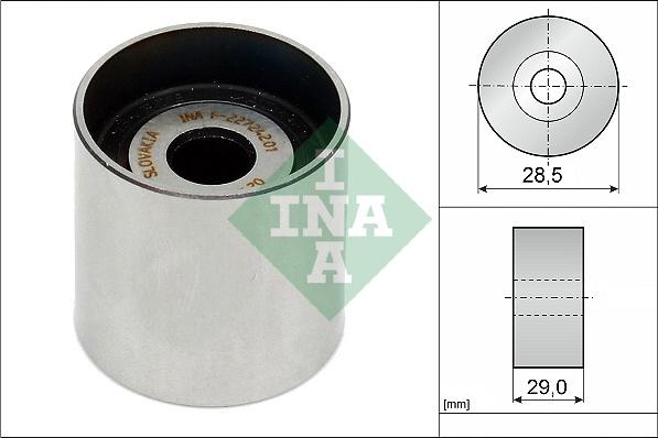 INA 532 0161 10 - Паразитна / водеща ролка, зъбен ремък parts5.com