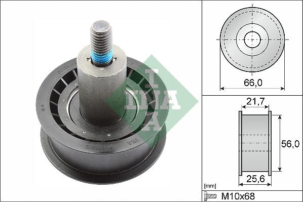 INA 532 0167 10 - Poulie renvoi / transmission, courroie de distribution parts5.com