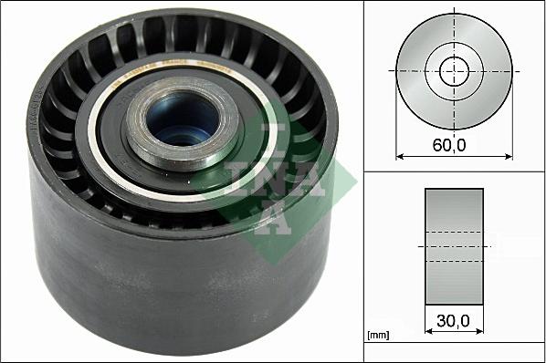 INA 532 0395 10 - Obehová / vodiaca kladka ozubeného remeňa parts5.com