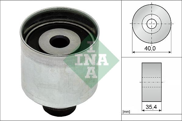 INA 532 0349 10 - Ohjainrulla, hammashihna parts5.com