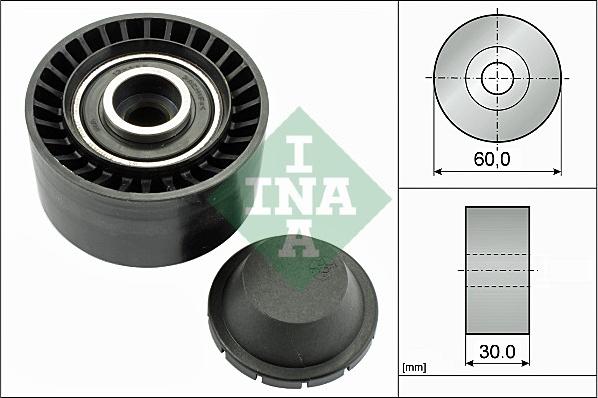 INA 532 0320 10 - Polea inversión / guía, correa poli V parts5.com