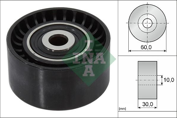 INA 532 0321 10 - Preusmerjevalni valj / vodilni valj, rebrasti jermen parts5.com