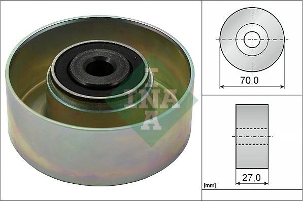 INA 532 0214 10 - Rola ghidare / conducere, curea transmisie parts5.com