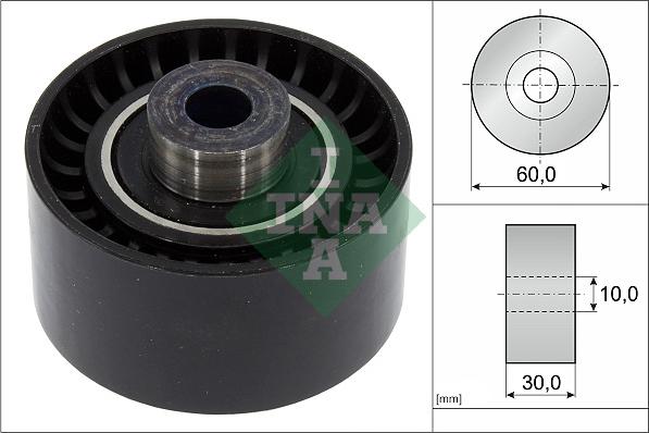 INA 532 0289 10 - Polea inversión / guía, correa distribución parts5.com