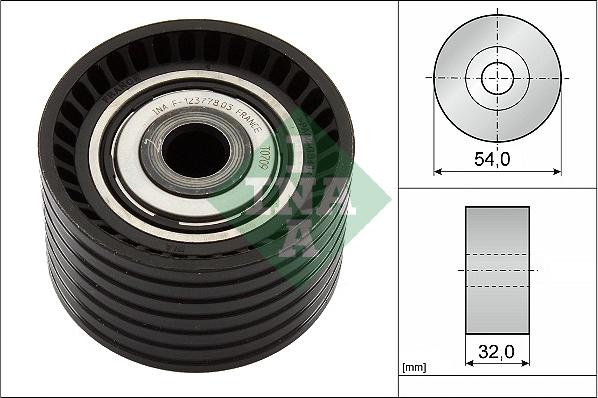 INA 532 0774 10 - Polea inversión / guía, correa distribución parts5.com