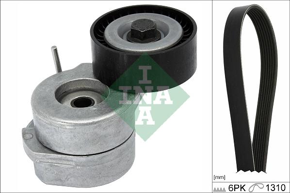 INA 529 0455 10 - Keilrippenriemensatz parts5.com